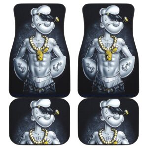 Popeye Badass Front And Back Car Mats