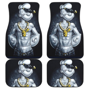 Popeye Badass Thug Life  Gangster Car Floor Mats 191030