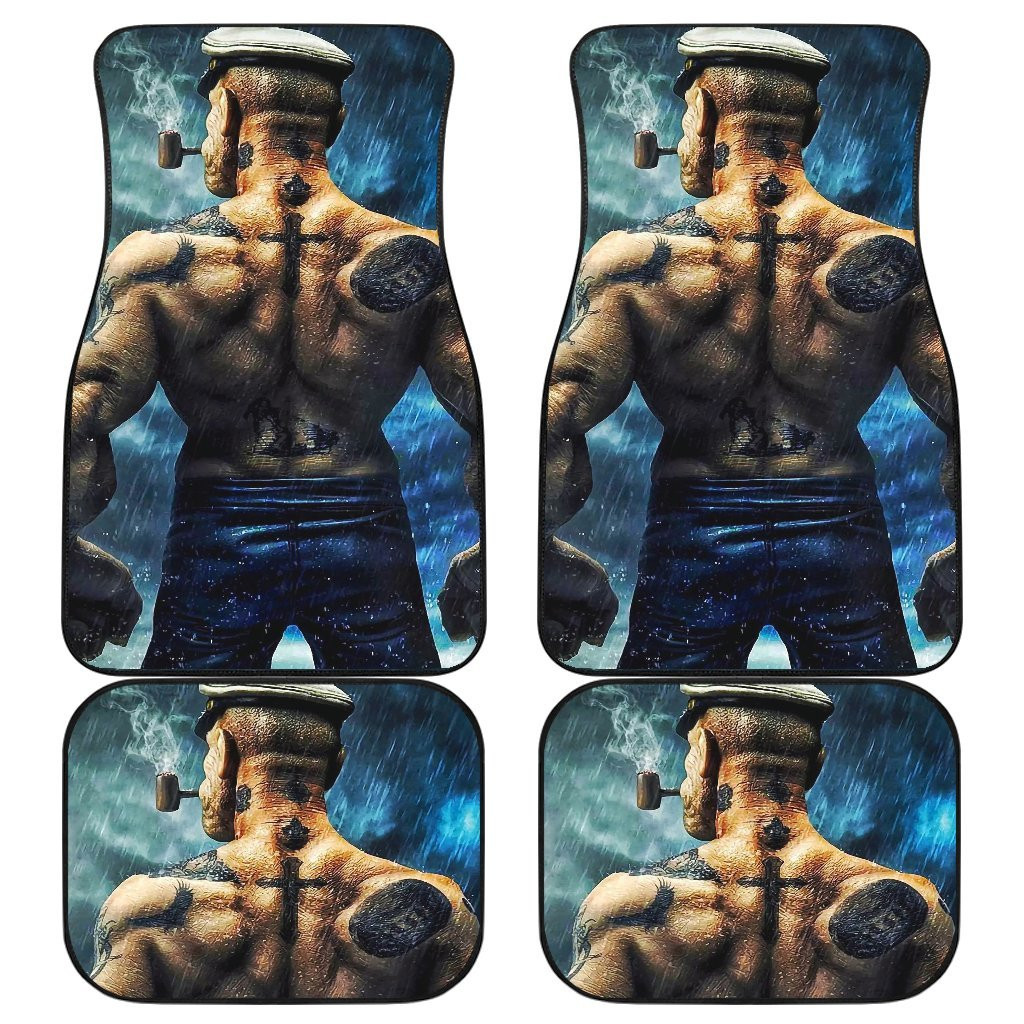 Popeye Gangster Tattooed Car Floor Mats 191030 Popeye Gangster Tattooed Car Floor Mats 191030