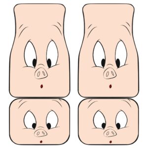 Porky Pig Suprise Face Car Floor Mats