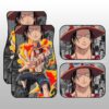 Portgas Ace Car Floor Mats Custom Anime One Piece Car Accessories