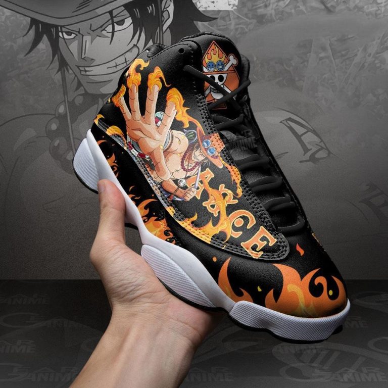 Portgas-D-Ace-Anime-One-Piece-Air-Jordan-13-Shoes-5