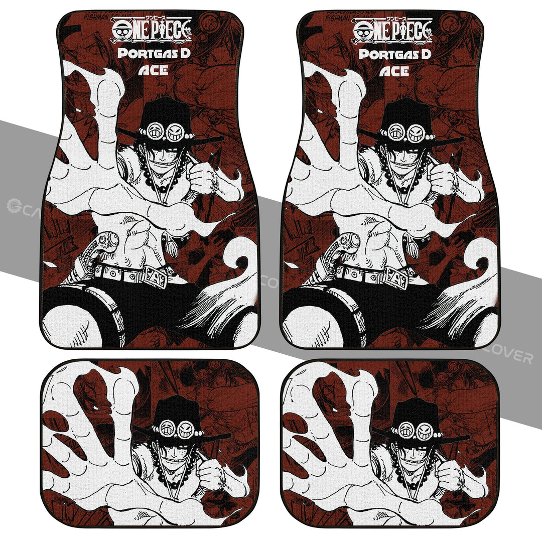 Portgas-D.-Ace-Car-Floor-Mats-Custom-Anime-Mix-Manga-One-Piece-Car-Interior-Accessories-1