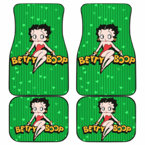 Pretty Betty Boop Cartoon Fan Gift Car Floor Mats H1225