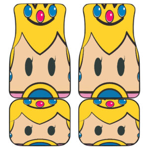 Princess Mario Face Car Floor Mats 191030