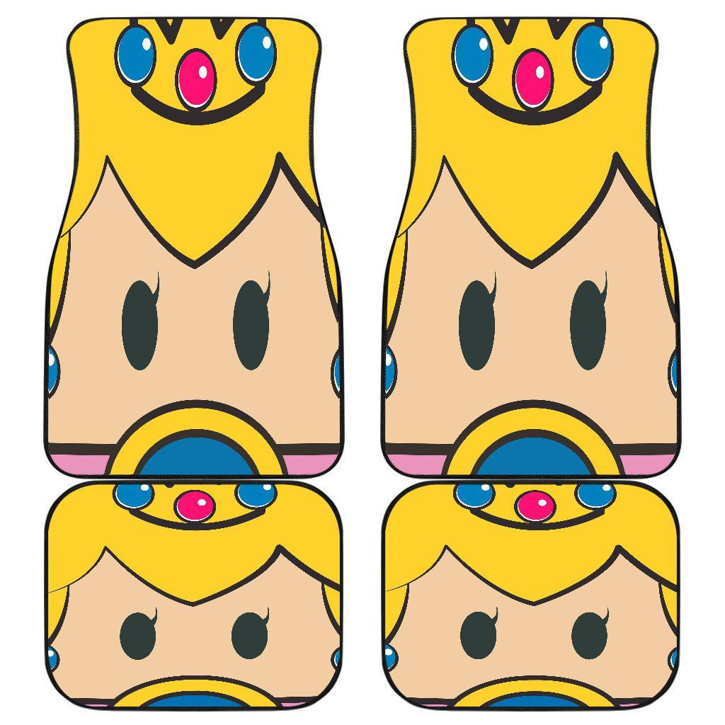 Princess Mario Face Car Floor Mats 191030 Princess Mario Face Car Floor Mats 191030