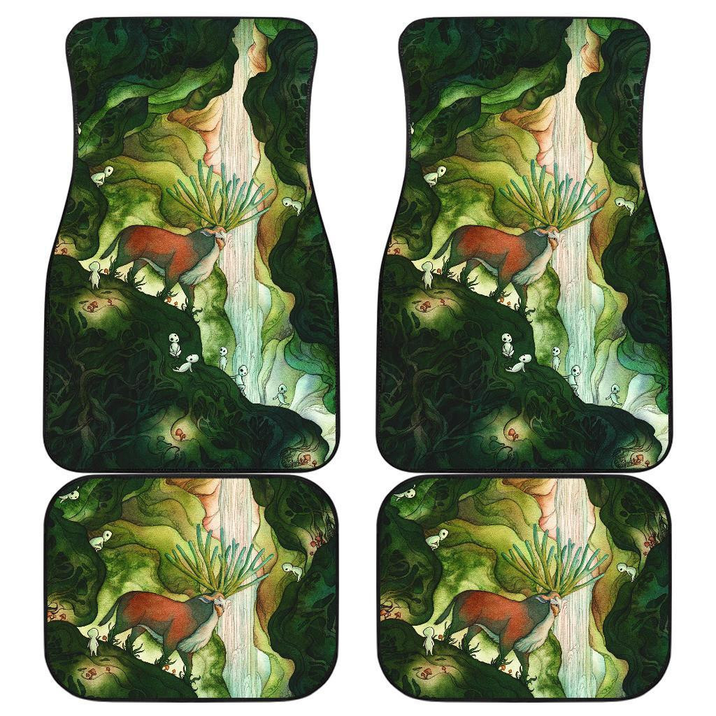 Princess Mononoke Art Draw Car Floor Mats 191030 Princess Mononoke Art Draw Car Floor Mats 191030