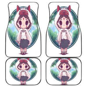 Princess Mononoke Chibi Cute Car Floor Mats 191030