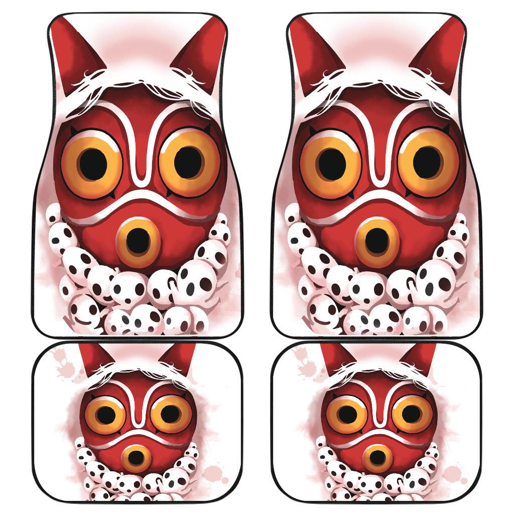 Princess Mononoke Front And Back Car Mats Princess Mononoke Front And Back Car Mats
