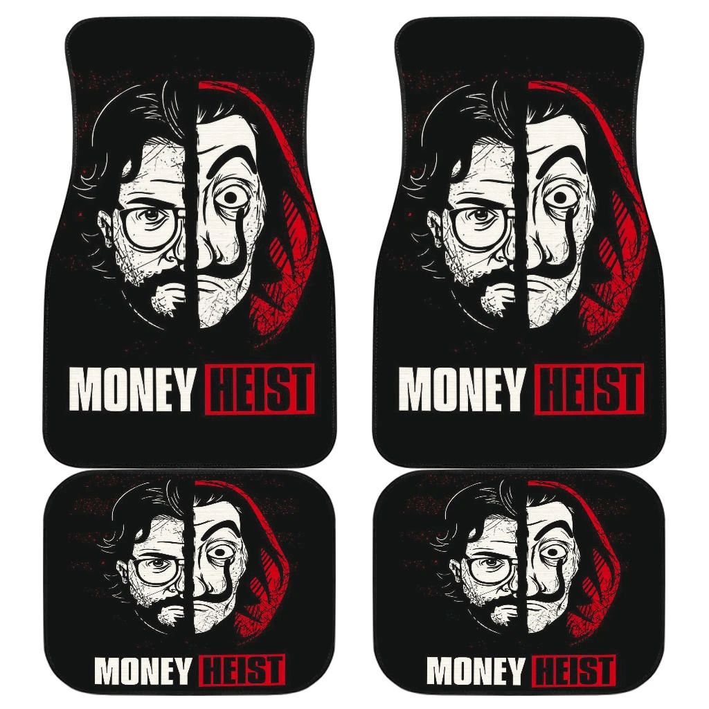 Professor Art Car Floor Mats Money Heist Movie Fan Gift H051520 Professor Art Car Floor Mats Money Heist Movie Fan Gift H051520