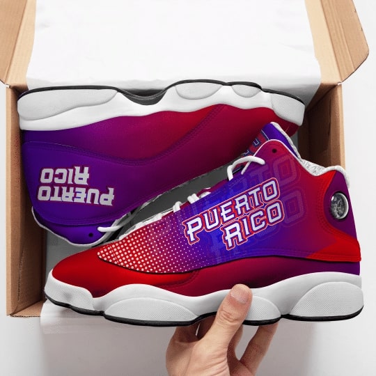 Puerto Rico Colorful All Over Printed Air Jordan 13 Sneakers Puerto Rico Colorful All Over Printed Air Jordan 13 Sneakers