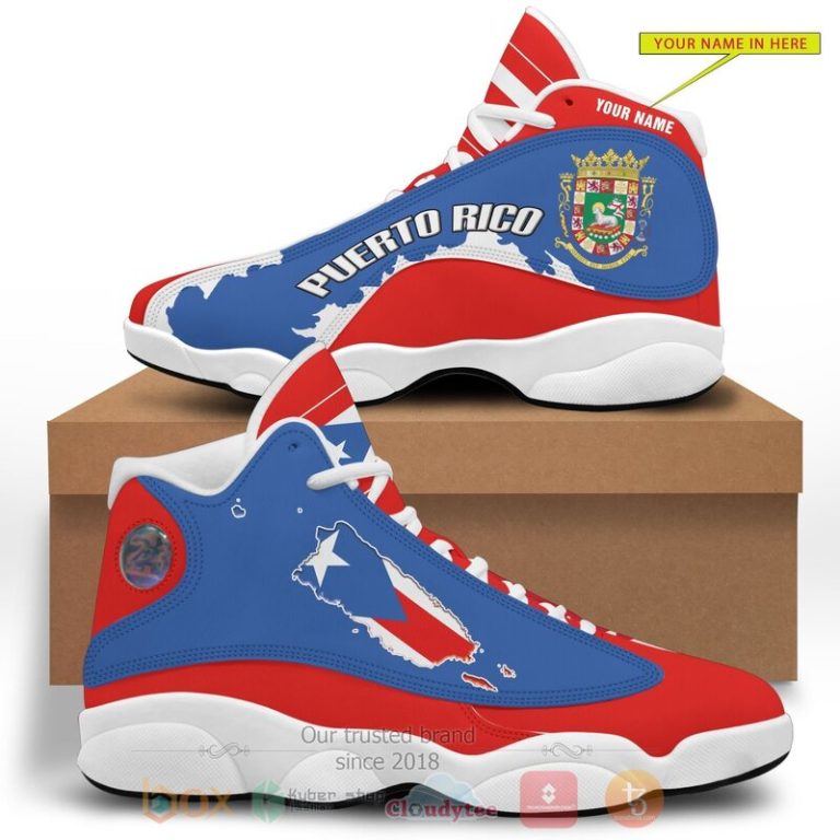Puerto-Rico-Personalized-Air-Jordan-13-Shoes-1