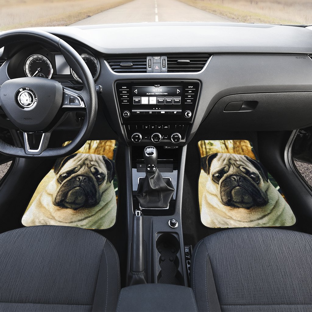 Pug-Dog-Front-And-Back-Car-Mats-1
