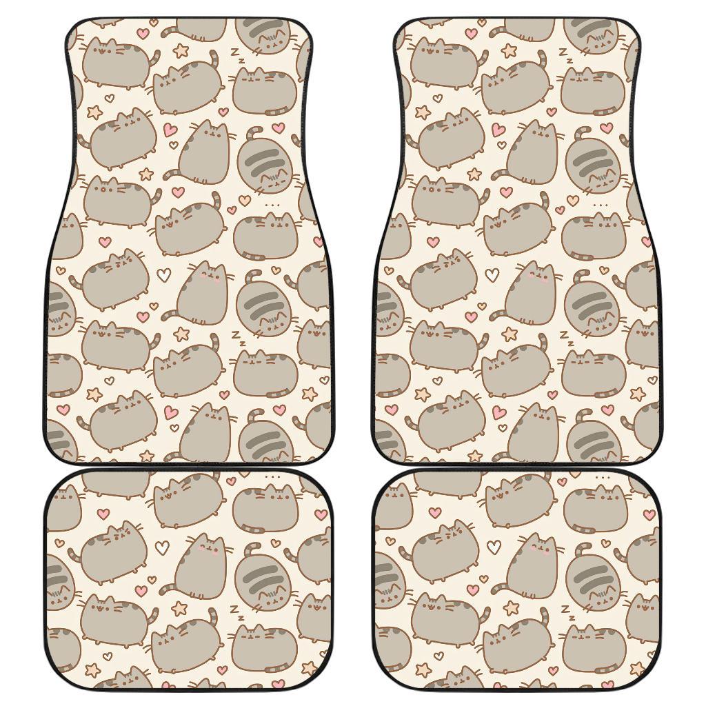 Pusheen Front And Back Car Mats Pusheen Front And Back Car Mats
