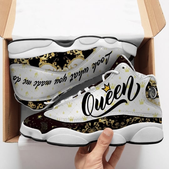Queen Look What You Made Me Do All Over Printed Air Jordan 13 Sneakers Queen Look What You Made Me Do All Over Printed Air Jordan 13 Sneakers