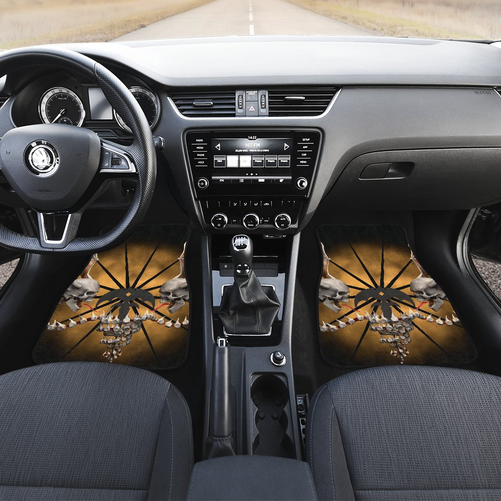 Queens-3D-Yellow-Logo-Custom-Queensryche-Car-Floor-Mats-UBC032306-1