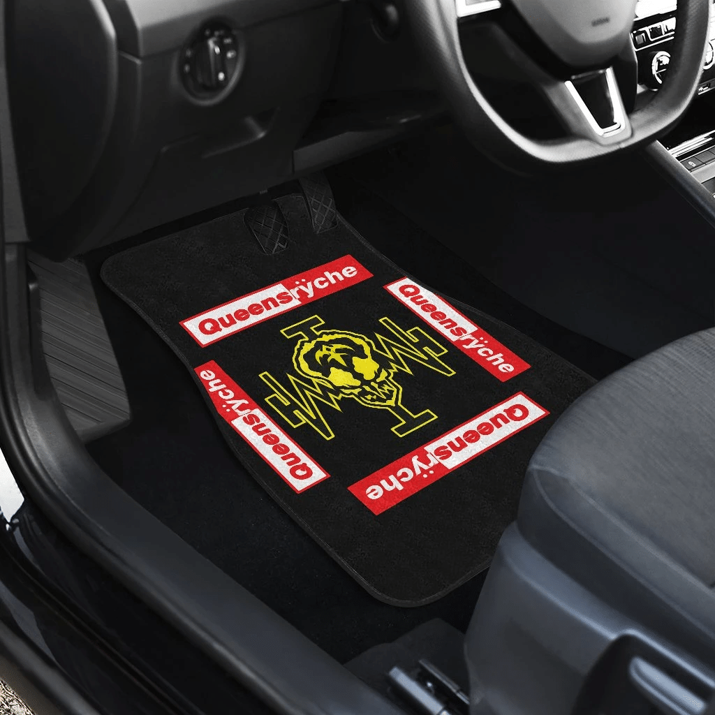 Queens-Head-Logo-Black-Queensryche-Car-Floor-Mats-UBC032307-2