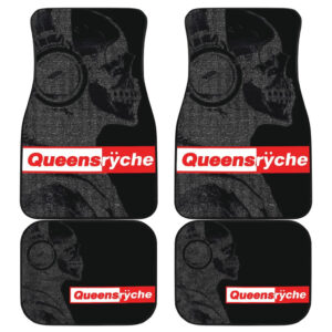 Queensryche Skull Headphone Background Logo Car Floor Mats UBC032308