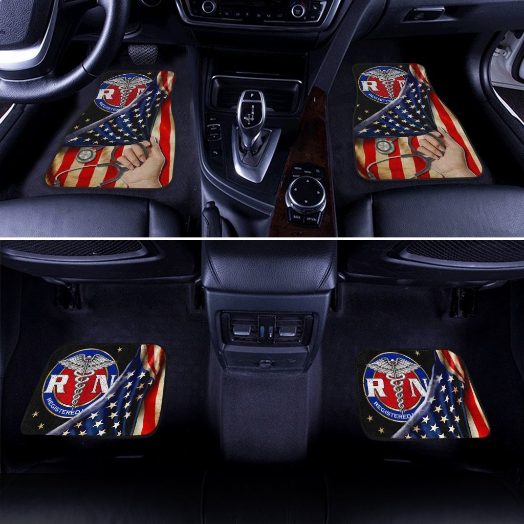 RN-Nurse-Car-Floor-Mats-Custom-American-Flag-Car-Accessories-1