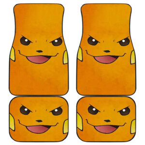 Raichu Pokemon Angry Face Car Floor Mats 191030