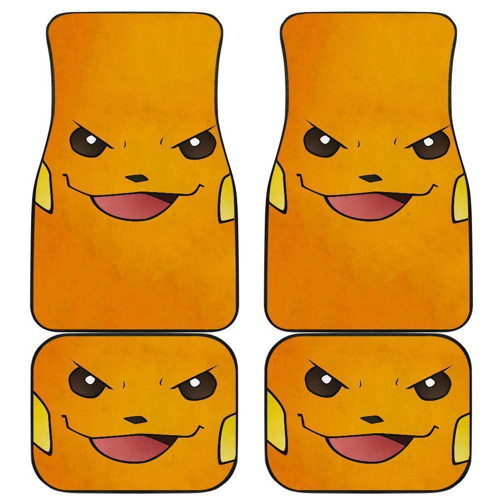 Raichu Pokemon Angry Face Car Floor Mats Raichu Pokemon Angry Face Car Floor Mats