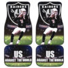 Raiders American Football Las Vegas Player Against The World Car Floor Mats