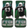 Raiders American Football Las Vegas Player Silhouette Flaming Rugby F The Rest Car Floor Mats
