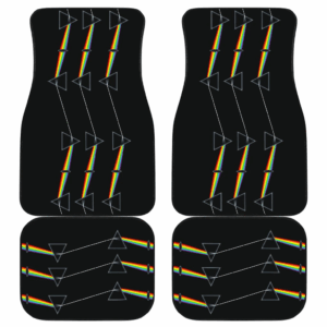 Rainbow Logo Pink Floyd Car Floor Mats UBC032302
