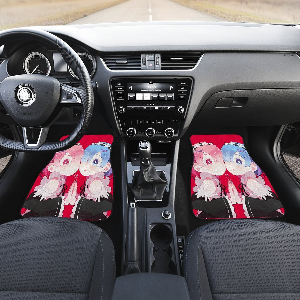 Ram-And-Rem-Re-Zero-Cute-Anime-Girl-Car-Floor-Mats-191030-2