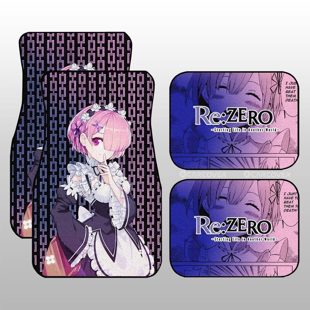 Ram Car Floor Mats Custom Re:Zero Anime Car Accessories Ram Car Floor Mats Custom Re:Zero Anime Car Accessories