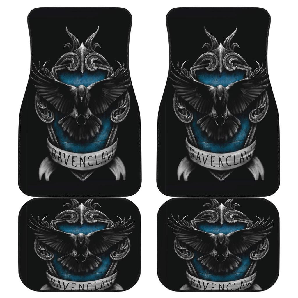 Ravenclaw 3D Logo in Black theme Car Floor Mats 191030 Ravenclaw 3D Logo in Black theme Car Floor Mats 191030