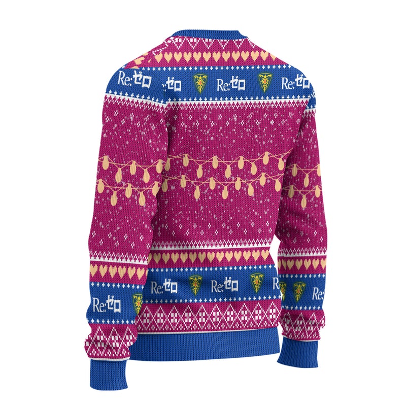 Re-Zero-Anime-Ugly-Christmas-Sweater-Custom-Characters-Xmas-Gift-1