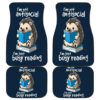 Reading Hedgehog Busy Reading Book Funny Wild Animal Car Floor Mats 191030