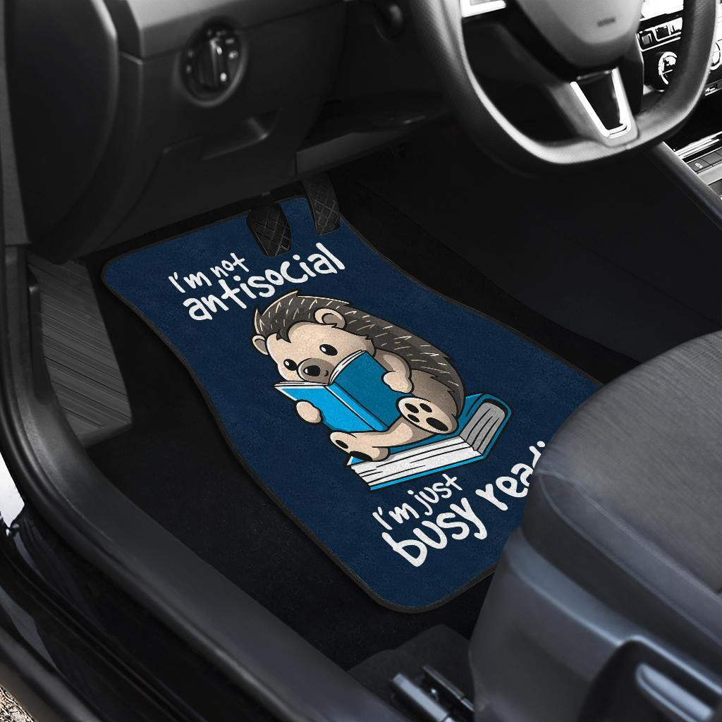Reading-Hedgehog-Busy-Reading-Book-Funny-Wild-Animal-Car-Floor-Mats-191030-2