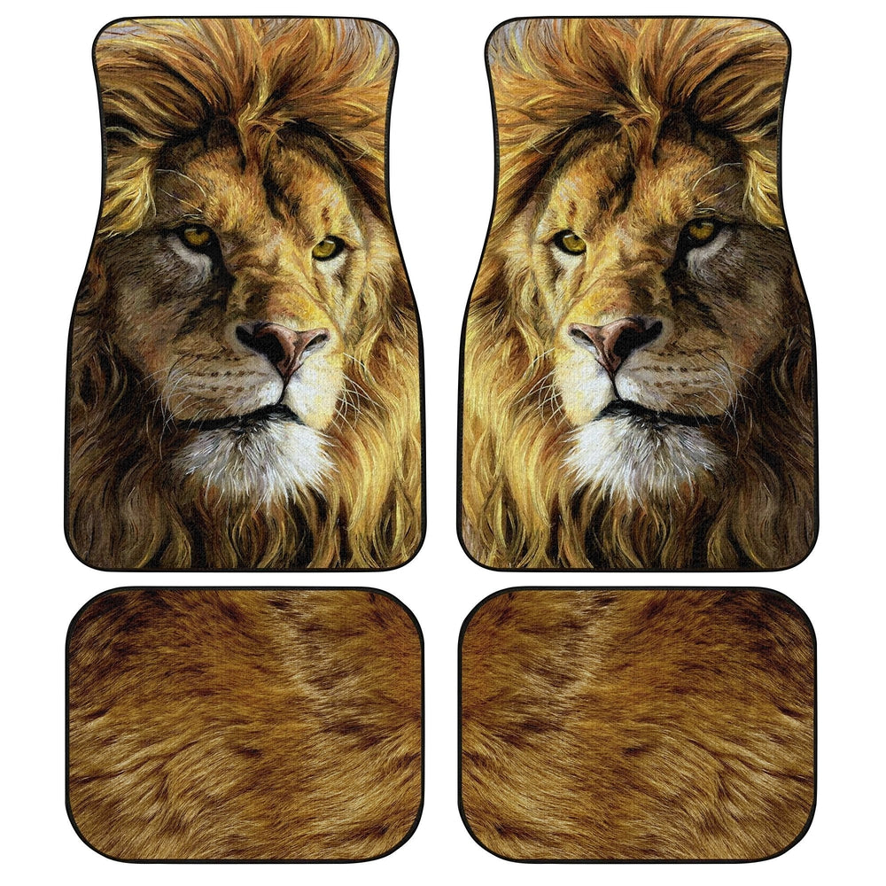 Real Cool Lion Car Floor Mats Custom Car Accessories Cool Gifts Real Cool Lion Car Floor Mats Custom Car Accessories Cool Gifts