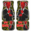 Red Devil Wearing Suit Car Floor Mats