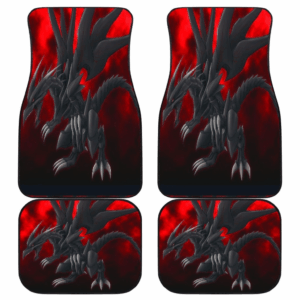 Red Eyes Black Dragon Cards Yugi Anime Car Floor Mats 191030