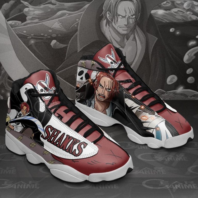 Red-Hair-Shanks-Anime-One-Piece-Air-Jordan-13-Shoes-1