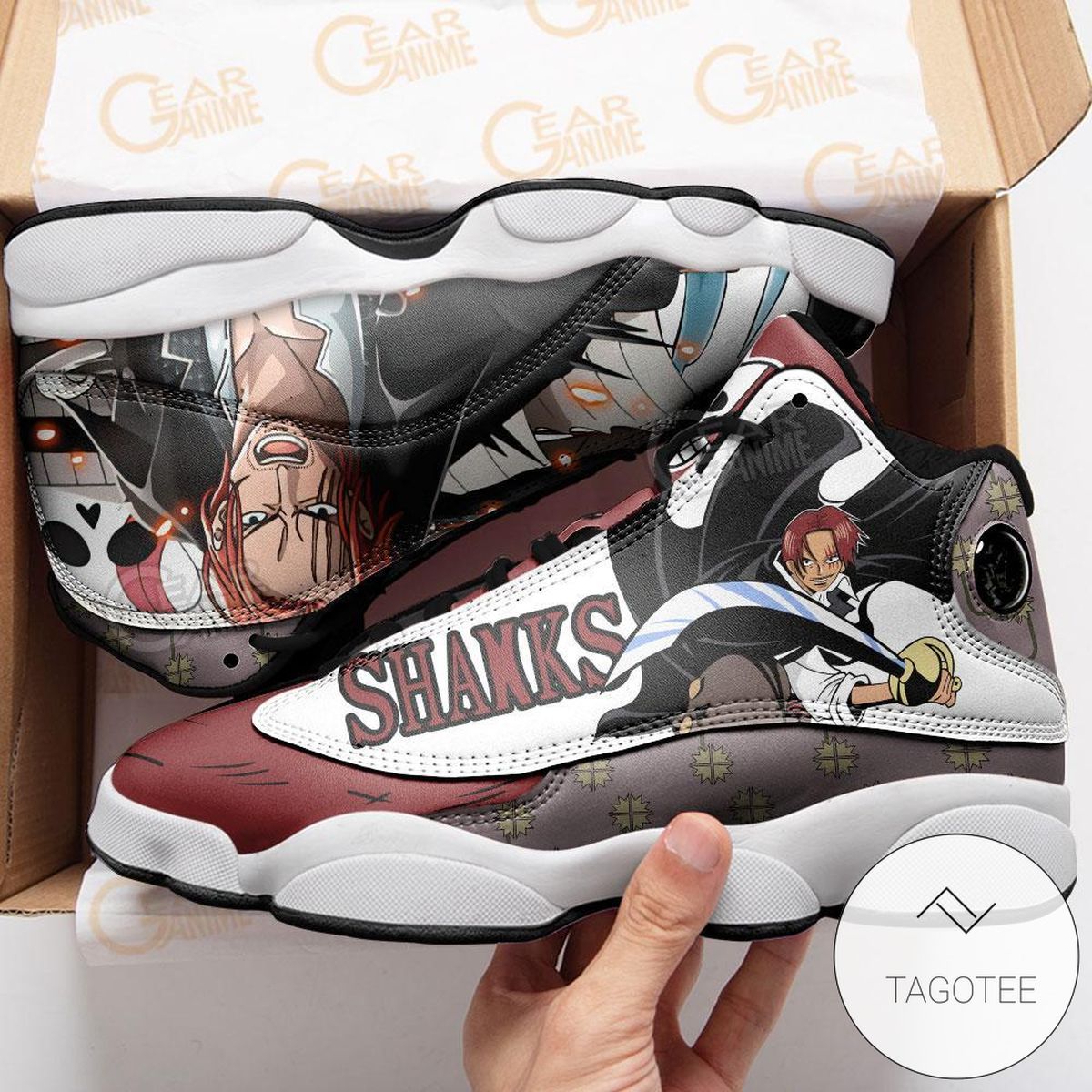 Red Hair Shanks Sneakers Custom Anime One Piece Air Jordan 13 Shoes Red Hair Shanks Sneakers Custom Anime One Piece Air Jordan 13 Shoes