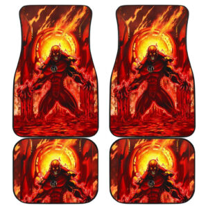 Red Lantern DC League in Fire Car Floor Mats 191030