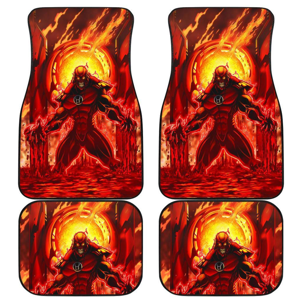 Red Lantern DC League in Fire Car Floor Mats 191030 Red Lantern DC League in Fire Car Floor Mats 191030