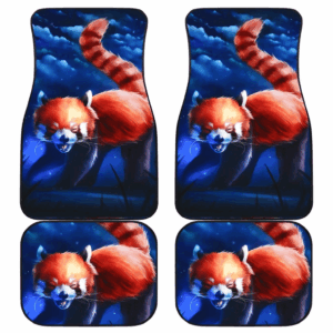 Red Mink Moutain Japan Animal Car Floor Mats 191030