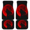 Red Moon Wolf Car Mats