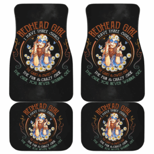 Redhead Girl Car Floor Mats Amazing Gift Ideas H140720