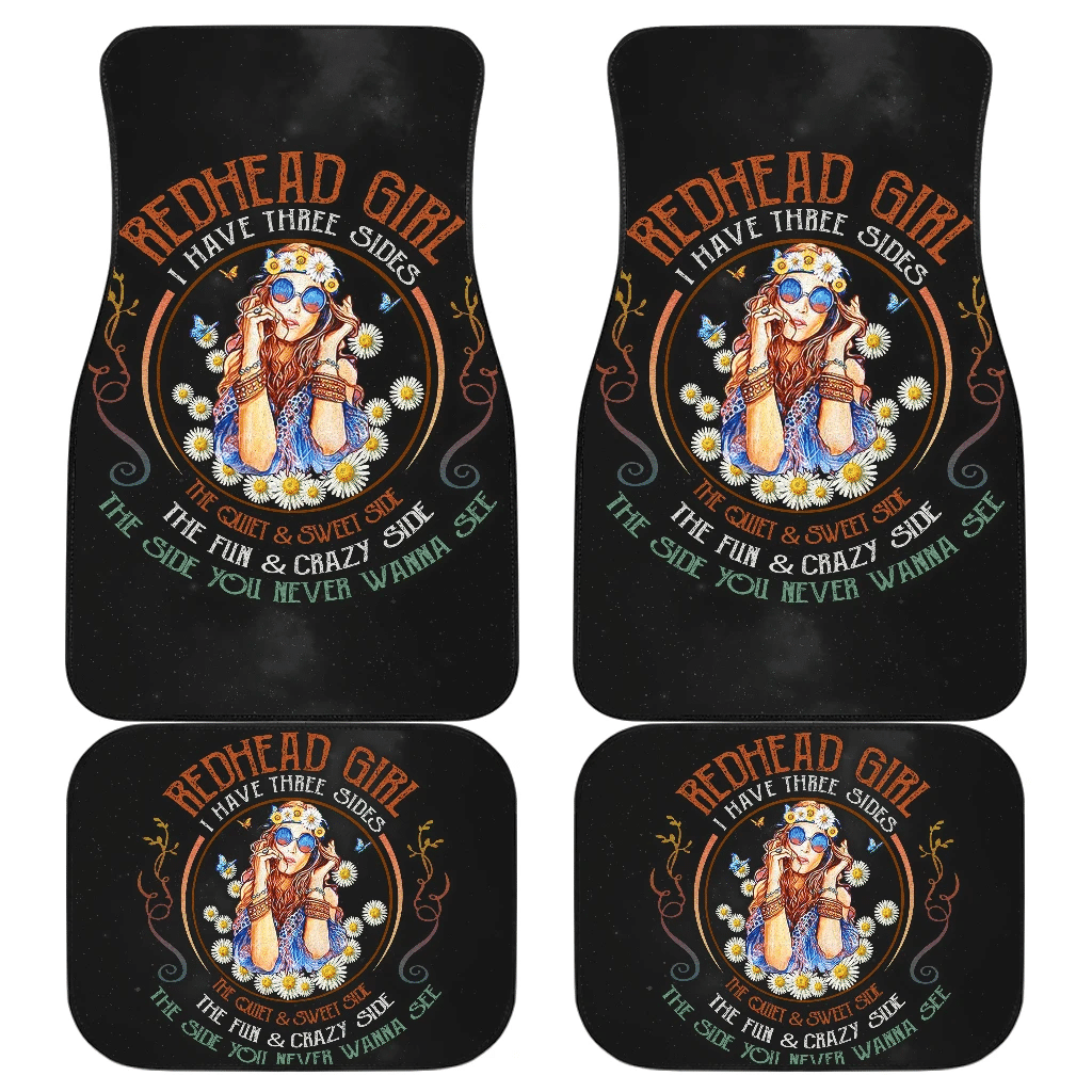 Redhead Girl Car Floor Mats Amazing Gift Ideas H140720 Redhead Girl Car Floor Mats Amazing Gift Ideas H140720