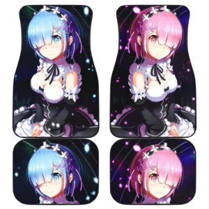 Rem And Ram Re Zero Pretty Grils Car Floor Mats 191030