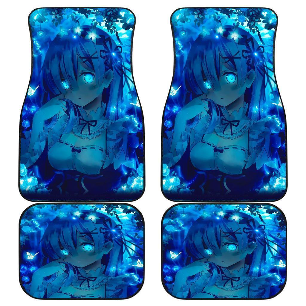 Rem Anime Girl Car Floor Mats Rem Anime Girl Car Floor Mats