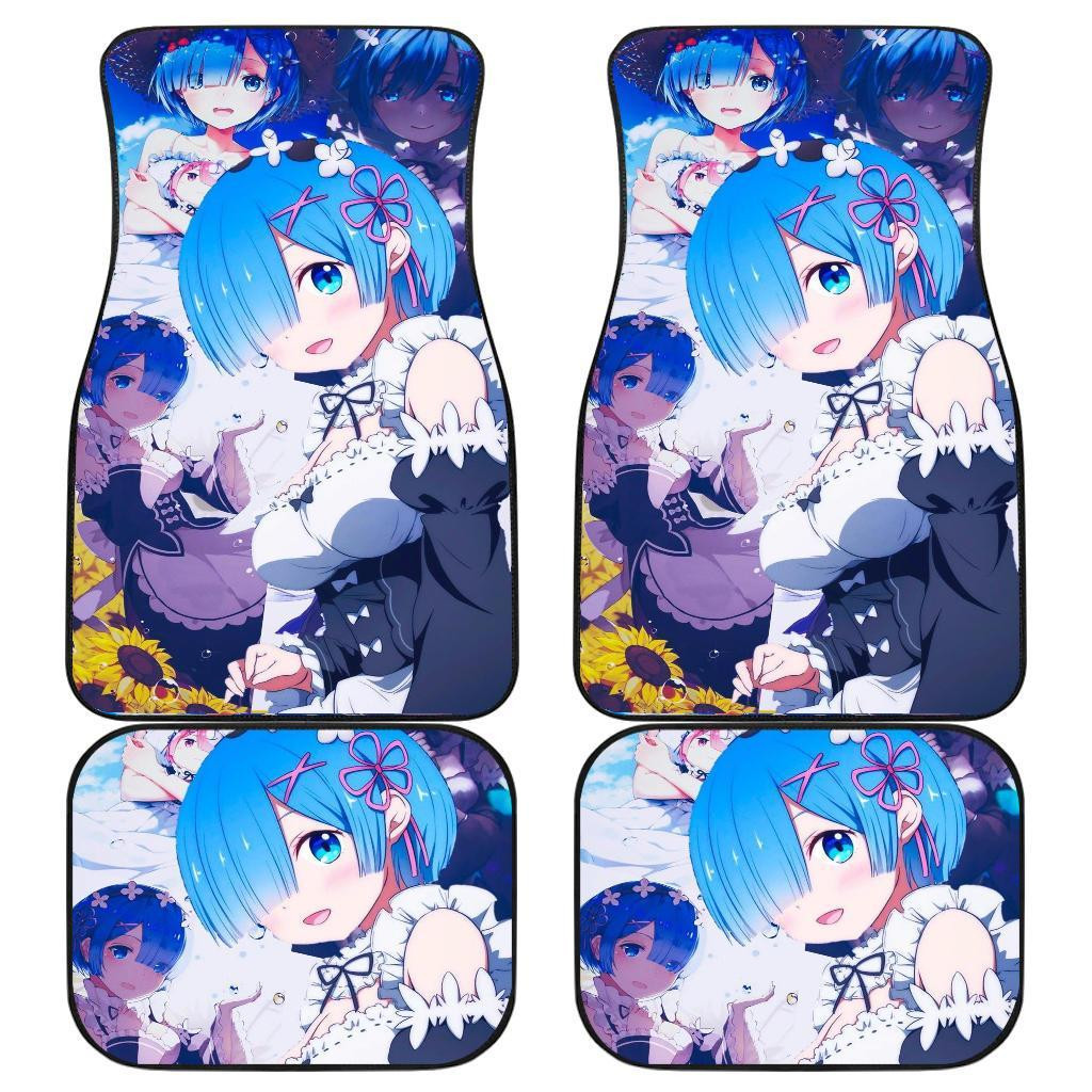Rem Rezero Anime Car Floor Mats 191030 Rem Rezero Anime Car Floor Mats 191030