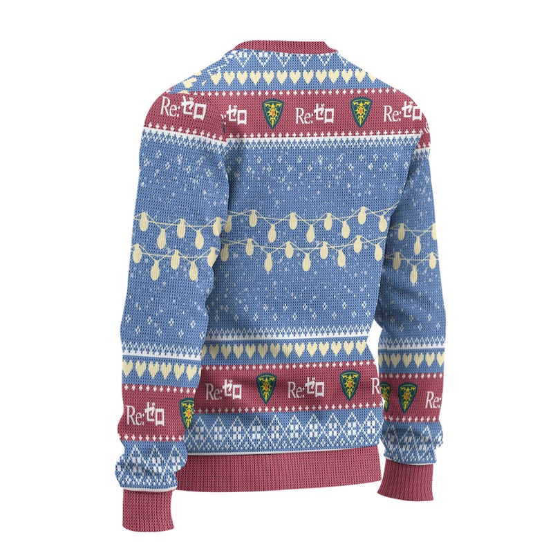 Rem-x-Puck-Anime-Ugly-Christmas-Sweater-Custom-Re-Zero-Xmas-Gift-1