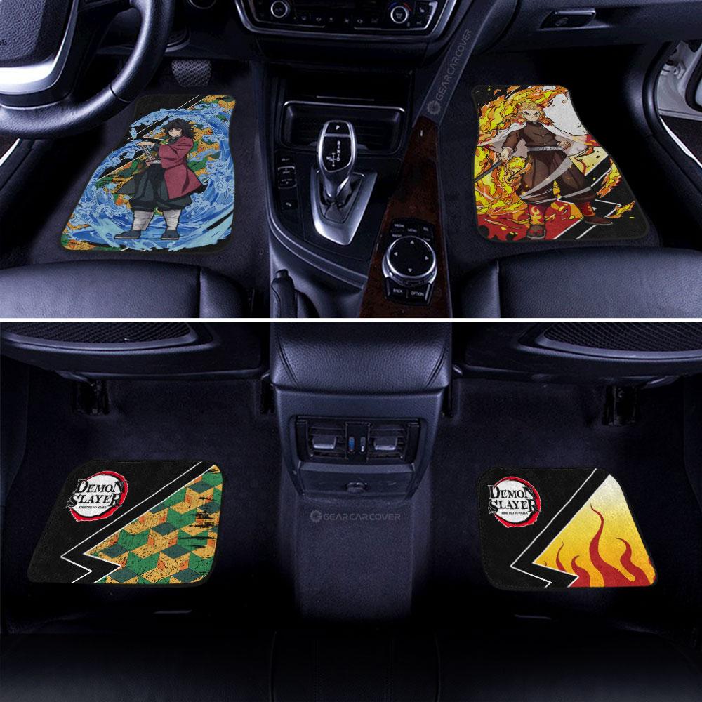 Rengoku-And-Giyuu-Car-Floor-Mats-Custom-Anime-Demon-Slayer-Car-Accessories-2